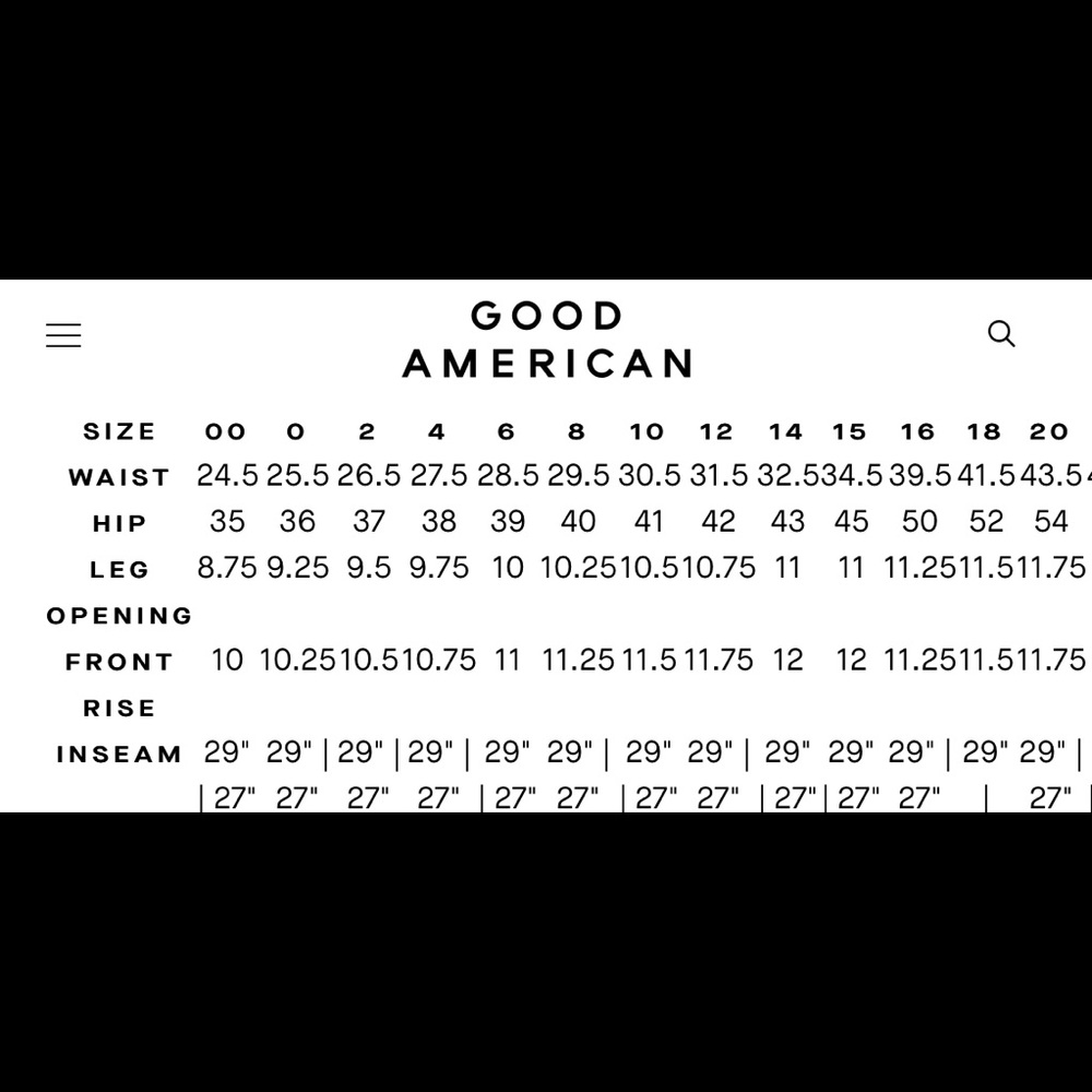 GOOD AMERICAN, GOOD WAIST, Black pants, SIZE 14 - Picture 16 of 16